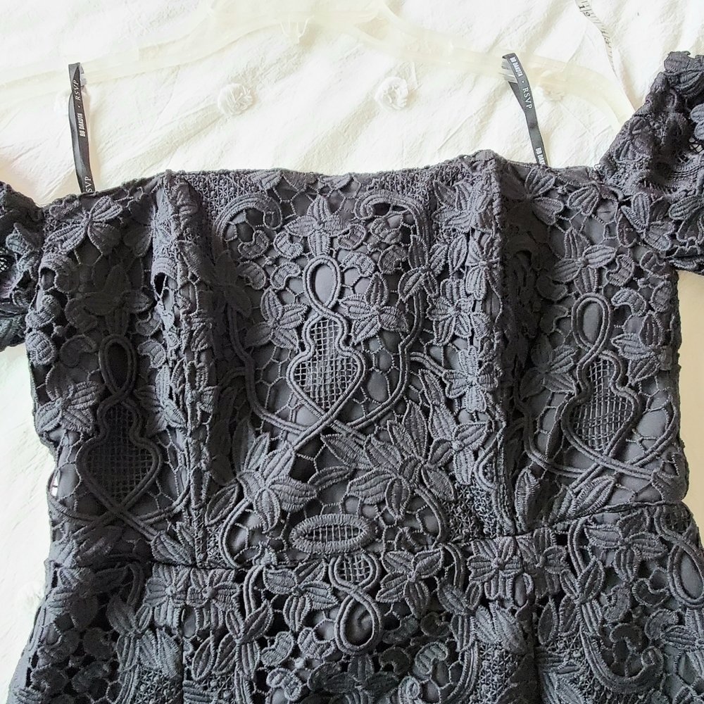 BB Dakota RSVP  black lace Cocktail dress